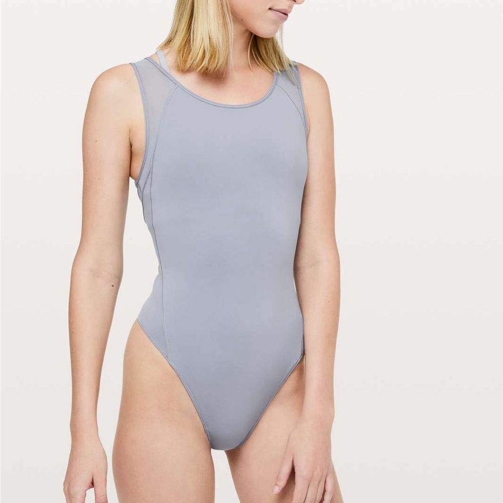 Lululemon Gray Women's One-Piece bodysuit size Small